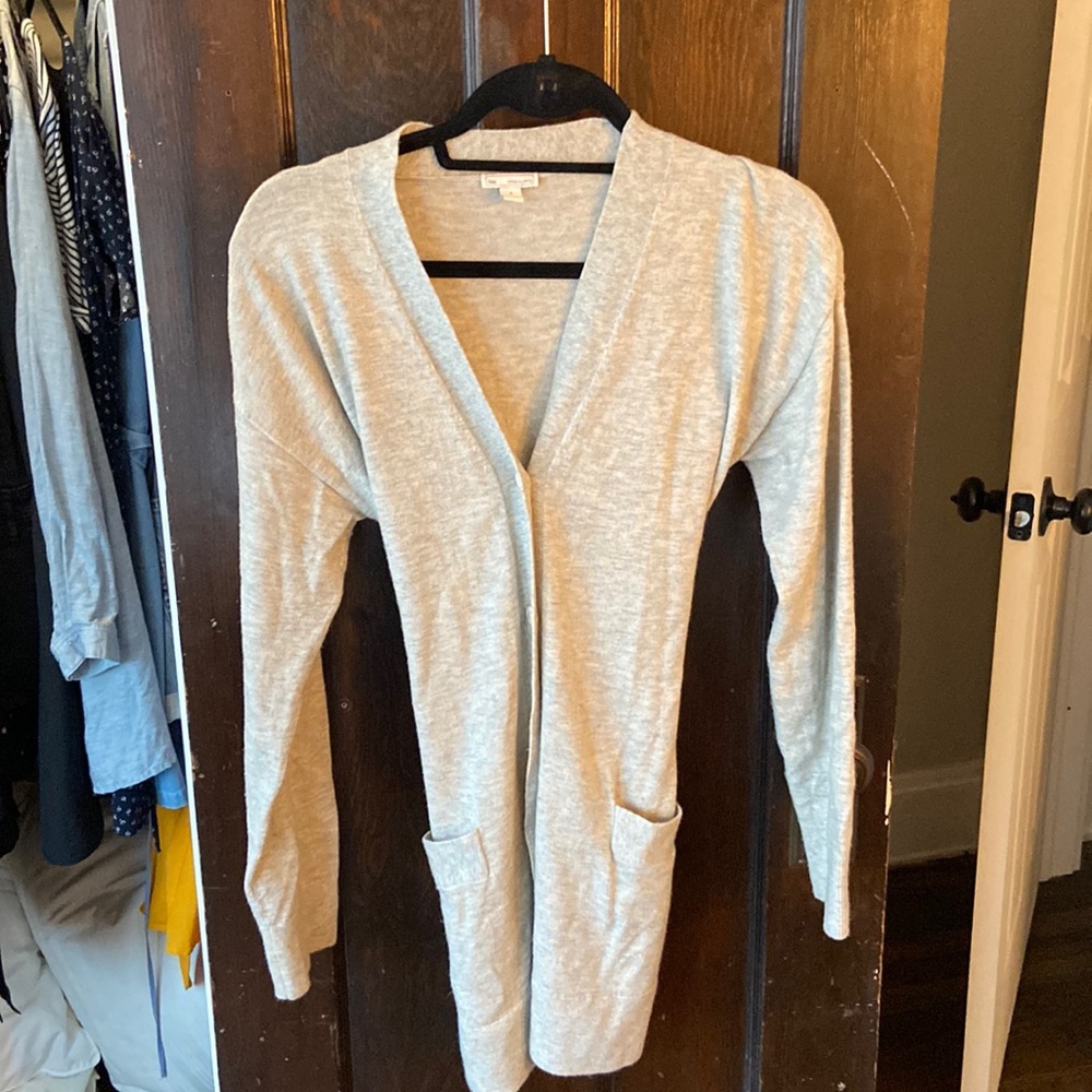 Gap Camel Long Cardigan with Tie belt